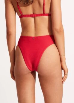 Essentials High Rise Pant - Chilli 12 Essentials High Rise Pant - Chilli -Fashion Swimwear Store 40609 640 Chilli 5