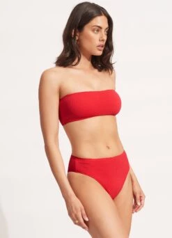 Sea Dive High Rise Pant - Chilli Red 10 Sea Dive High Rise Pant - Chilli Red -Fashion Swimwear Store 40609 861 Chilli 20Red 3