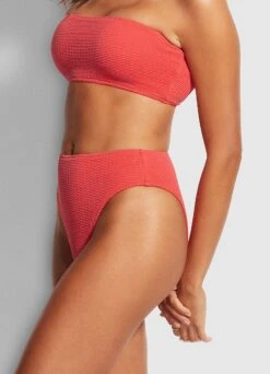 Sea Dive High Rise Pant 9 Sea Dive High Rise Pant -Fashion Swimwear Store 40609 861 FiestCoral 3