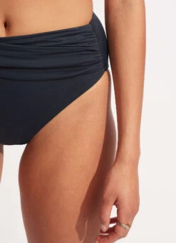 Seafolly Collective High Waist Wrap Front Pant - True Navy 13 Seafolly Collective High Waist Wrap Front Pant - True Navy -Fashion Swimwear Store 40643 942 True 20Navy 6