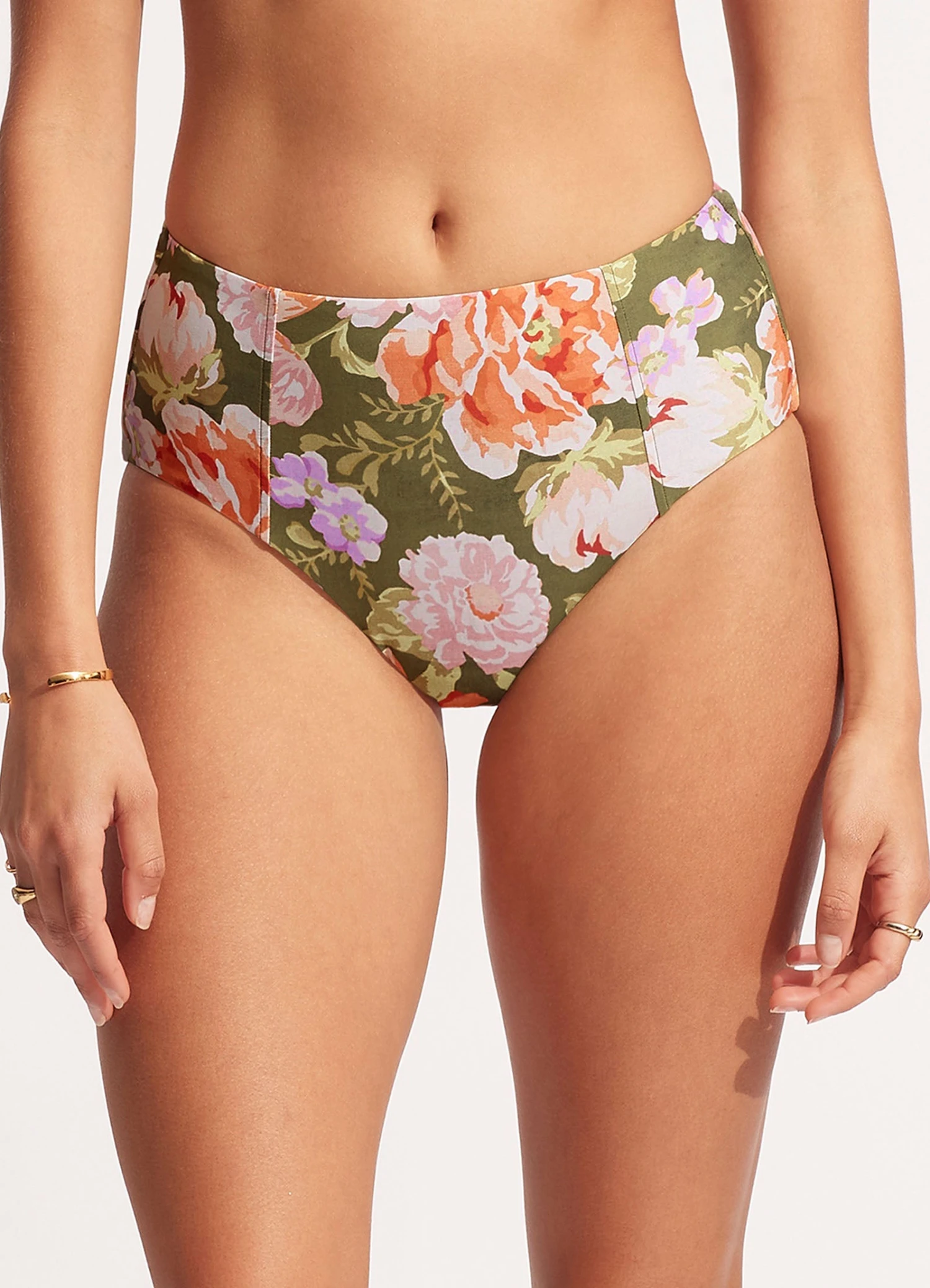 Paradise Garden High Waisted Pant - Avocado 4 Paradise Garden High Waisted Pant - Avocado - Image 2