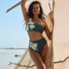 Fleur De Bloom High Waisted Pant - Evergreen -Fashion Swimwear Store 40646 983 Evergreen 1 9b16cf07 8934 4857 93fc ddf747b55e25