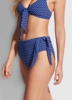 Cleo Pant With Side Tie - Indigo -Fashion Swimwear Store 40656 874 Indigo 3
