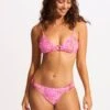 Sea Skin Trim Side Hipster Bikini Bottom - Fuchsia Rose -Fashion Swimwear Store 40667 064 FuchsiaRos 4