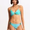 Sea Skin Trim Side Hipster Bikini Bottom - Vivid Green -Fashion Swimwear Store 40667 064 VividGreen 4