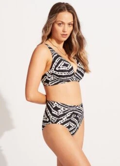 Zanzibar High Waisted Pant - Black 9 Zanzibar High Waisted Pant - Black -Fashion Swimwear Store 40673 049 Black 5