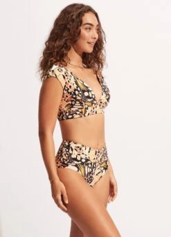 Take Flight High Waisted Pant - Mandarin -Fashion Swimwear Store 40673 914 Mandarin 5