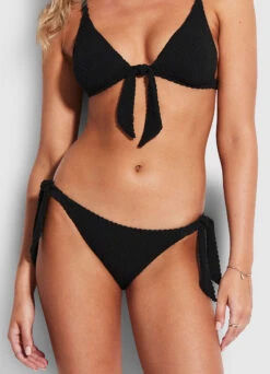 Riviera Hipster Tie Side - Black 10 Riviera Hipster Tie Side - Black -Fashion Swimwear Store 40678 929 Black 3