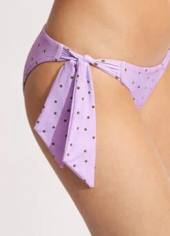 Paradise Garden Hipster Tie Side - Lilac Spot -Fashion Swimwear Store 40678 960 Lilac 20Spot 6