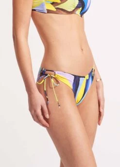 Tropfest Loop Tie Side Pant - True Navy -Fashion Swimwear Store 40680 978 True 20Navy 4