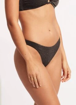 Poolside High Cut Rio - Sepia -Fashion Swimwear Store 40682 959 Sepia 4