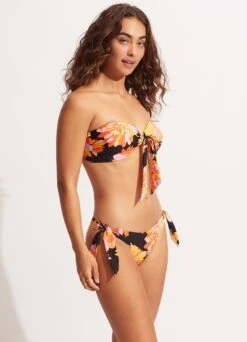 Palm Springs Tie-Side Pant - Black 11 Palm Springs Tie-Side Pant - Black -Fashion Swimwear Store 40683 703 Black 5