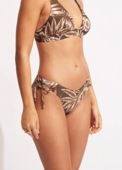 Island In The Sun Loop Tie Side Pant - Tiramisu -Fashion Swimwear Store 40692 946 Tiramisu 3