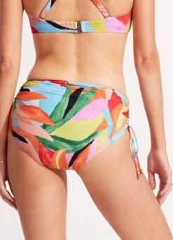 Tropfest Drawstring Hipster - Aquamarine -Fashion Swimwear Store 40694 978 Aquamarine 6