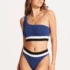 Slice Of Splice High Waisted Bikini Bottom - Ultramarine -Fashion Swimwear Store 40697 990 Ultramarin 3