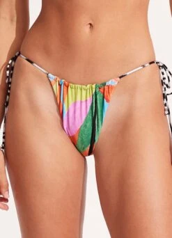 Tropfest Reversible Drawstring Rio Pant - Aquamarine -Fashion Swimwear Store 40699 978 Aquamarine 4