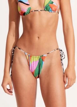 Tropfest Reversible Drawstring Rio Pant - Aquamarine -Fashion Swimwear Store 40699 978 Aquamarine 6