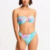 Under The Sea High Leg Bikini Bottom - Blue Mist 2 Under The Sea High Leg Bikini Bottom - Blue Mist -Fashion Swimwear Store 40726 061 Blue 20Mist 4