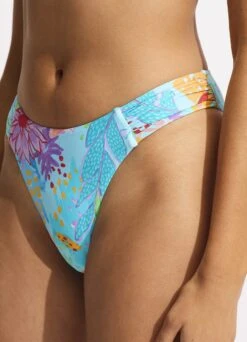 Under The Sea High Leg Bikini Bottom - Blue Mist 11 Under The Sea High Leg Bikini Bottom - Blue Mist -Fashion Swimwear Store 40726 061 Blue 20Mist 7