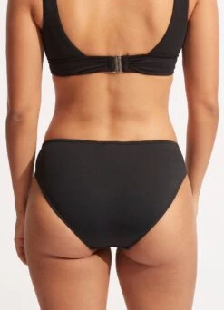 Seafolly Collective Twist Band Hipster 12 Seafolly Collective Twist Band Hipster -Fashion Swimwear Store 44320 942 Black 5