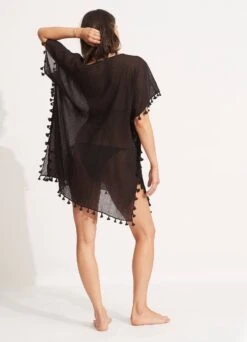 Amnesia Kaftan - Black -Fashion Swimwear Store 52162 Black 3 f6f3e13c d2df 40d2 a632 57c53b485be9