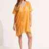 Amnesia Kaftan - Rockmelon 1 Amnesia Kaftan - Rockmelon -Fashion Swimwear Store 52162 Rockmelon 3