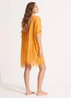 Amnesia Kaftan - Rockmelon -Fashion Swimwear Store 52162 Rockmelon 5