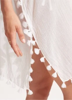 Amnesia Kaftan - White -Fashion Swimwear Store 52162 White 5