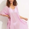 Amnesia Kaftan - Wild Rose 2 Amnesia Kaftan - Wild Rose -Fashion Swimwear Store 52162 WildRose 1