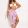 Cotton Gauze Sarong - Wild Rose