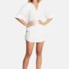 Crinkle Cotton Cover Up - White 1 Crinkle Cotton Cover Up - White -Fashion Swimwear Store 53868 CU White 1