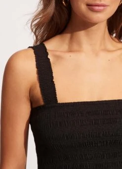 Beach House Dress - Black -Fashion Swimwear Store 54515 DR Black 4