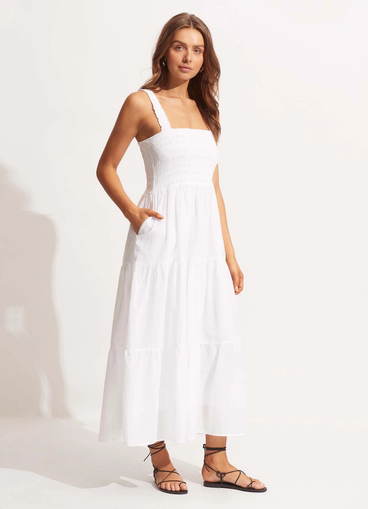 Beach House Dress - White 4 Beach House Dress - White - Image 2