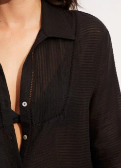 Longshore Cover Up - Black 11 Longshore Cover Up - Black -Fashion Swimwear Store 54526 CU Black 5