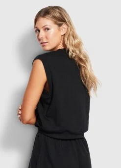 Cotton Tank - Black -Fashion Swimwear Store 54538 TO Black 3