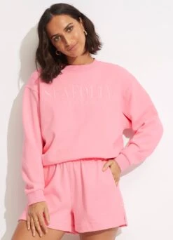 Originals Crew Sweat - Pink 12 Originals Crew Sweat - Pink -Fashion Swimwear Store 54569 TO Pink 3