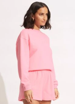 Originals Crew Sweat - Pink 14 Originals Crew Sweat - Pink -Fashion Swimwear Store 54569 TO Pink 5