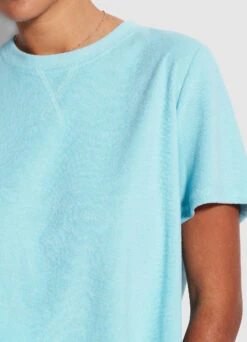 Terry T Shirt - Baby Blue -Fashion Swimwear Store 54593 TO BabyBlue 6