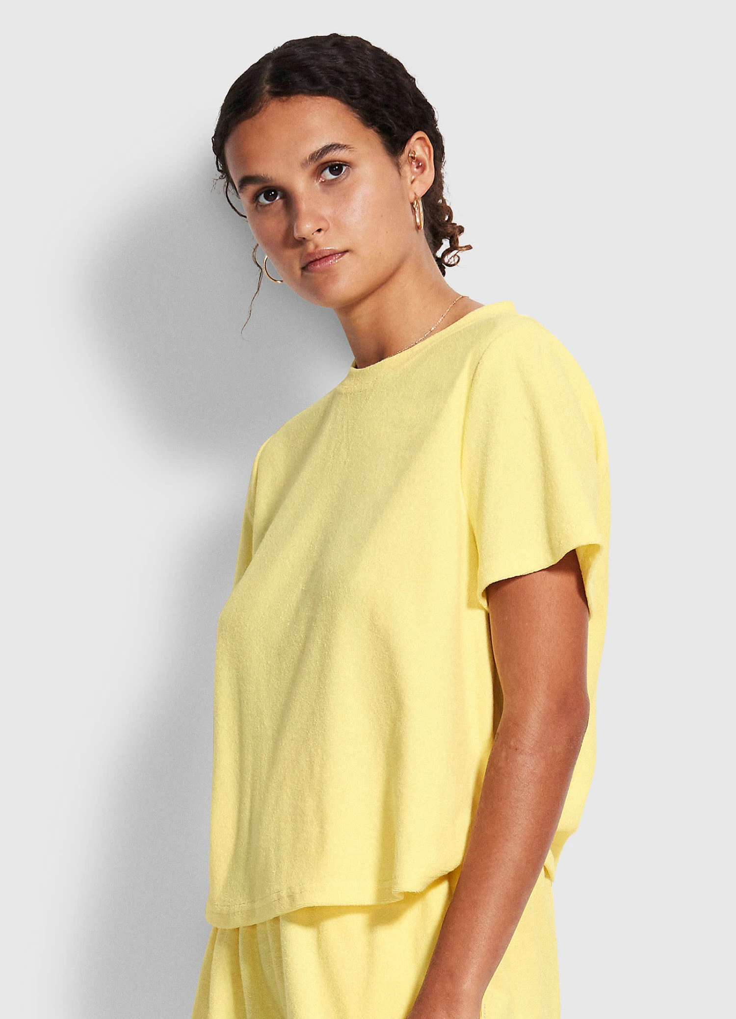Terry T Shirt - Lemon 5 Terry T Shirt - Lemon - Image 3
