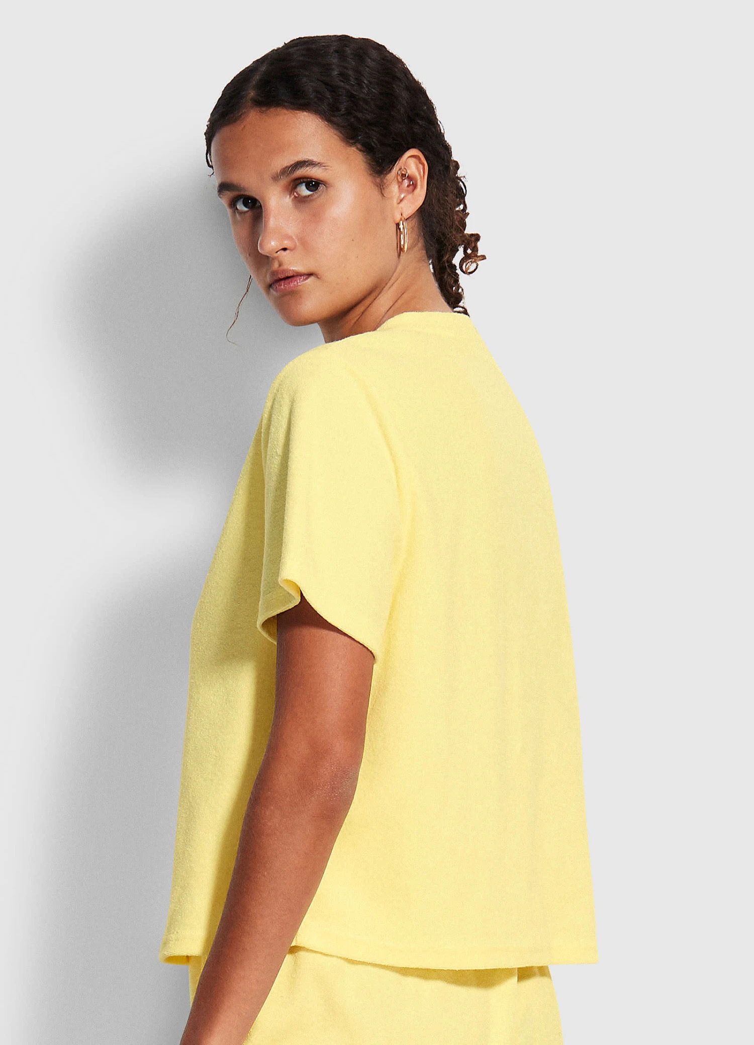 Terry T Shirt - Lemon 6 Terry T Shirt - Lemon - Image 4