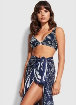 Folklore Pareo- True Navy -Fashion Swimwear Store 54602 SG True 20Navy 2 2def20dc 1988 47fa b597 0f59b5abb759