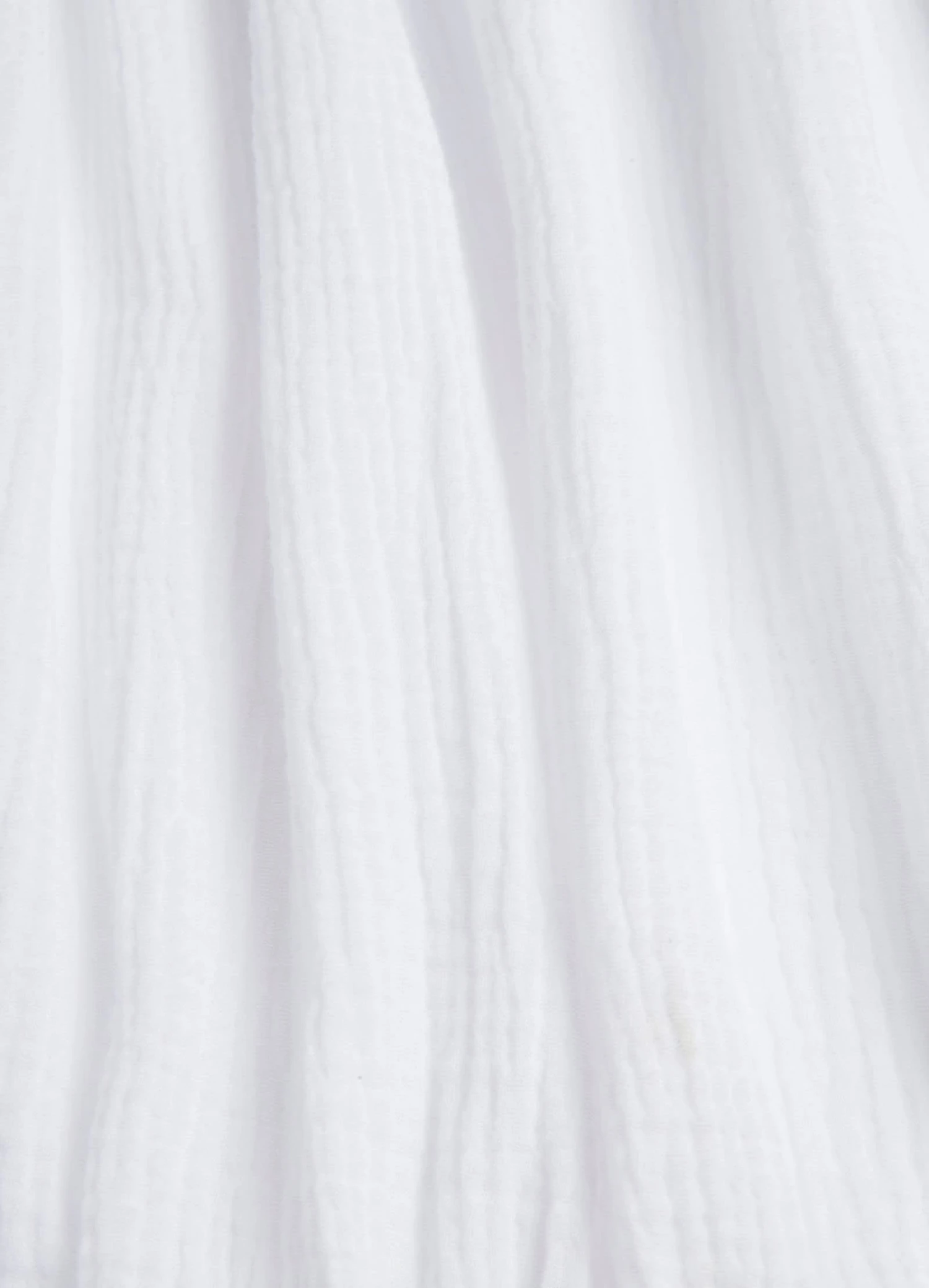 Double Cloth Summer Cover Up- White 8 Double Cloth Summer Cover Up- White - Image 6