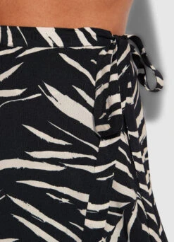 Skin Deep Wrap Skirt- Black -Fashion Swimwear Store 54631 SK Black 6