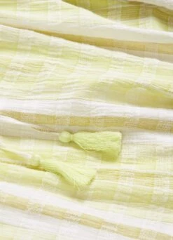 Textured Gingham Maxi Dress - Wild Lime 15 Textured Gingham Maxi Dress - Wild Lime -Fashion Swimwear Store 54678 DR Wild 20Lime 10