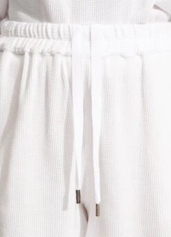 Waffle Beach Short- White -Fashion Swimwear Store 54691 SH White 5