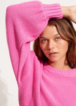 Husk Chunky Knit - Pink -Fashion Swimwear Store 54692 KN Pink 5