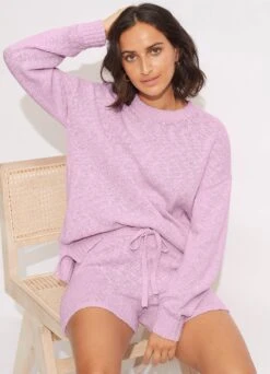 Boucle Short- Lilac