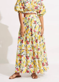 Lemoncello Tiered Skirt - Lemoncello 10 Lemoncello Tiered Skirt - Lemoncello -Fashion Swimwear Store 54708 SK Lemoncello 3