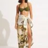 Palms Pareo - Olive -Fashion Swimwear Store 54712 SG Olive 1