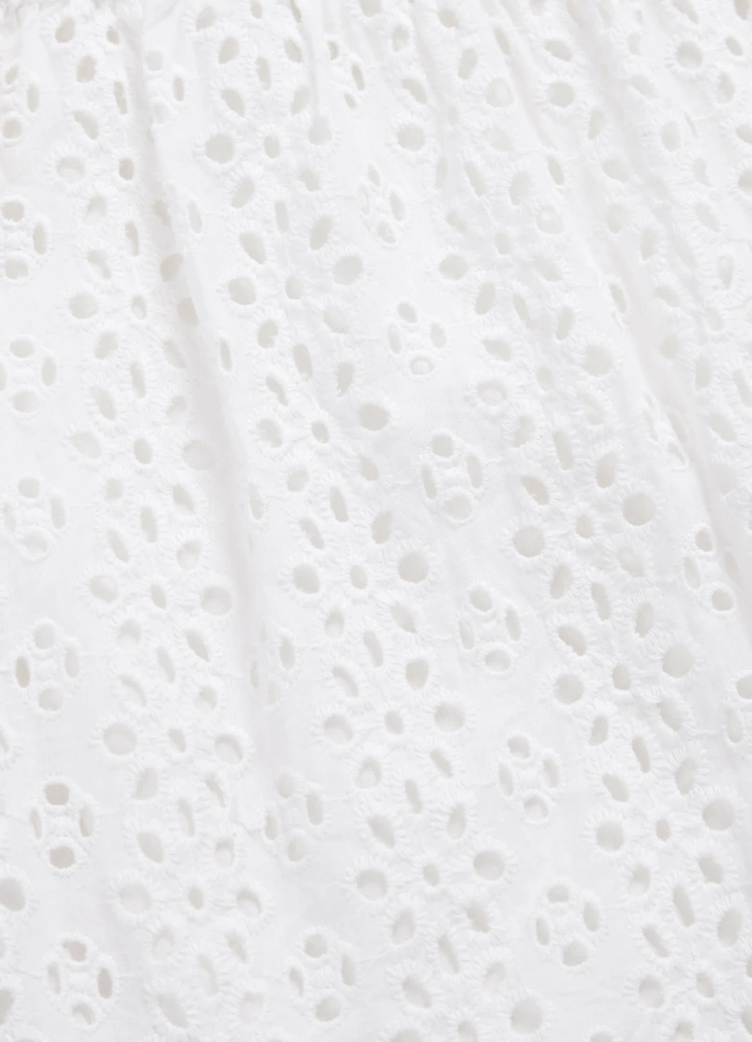 Broderie Anglaise Tiered Maxi Dress - White 8 Broderie Anglaise Tiered Maxi Dress - White - Image 6